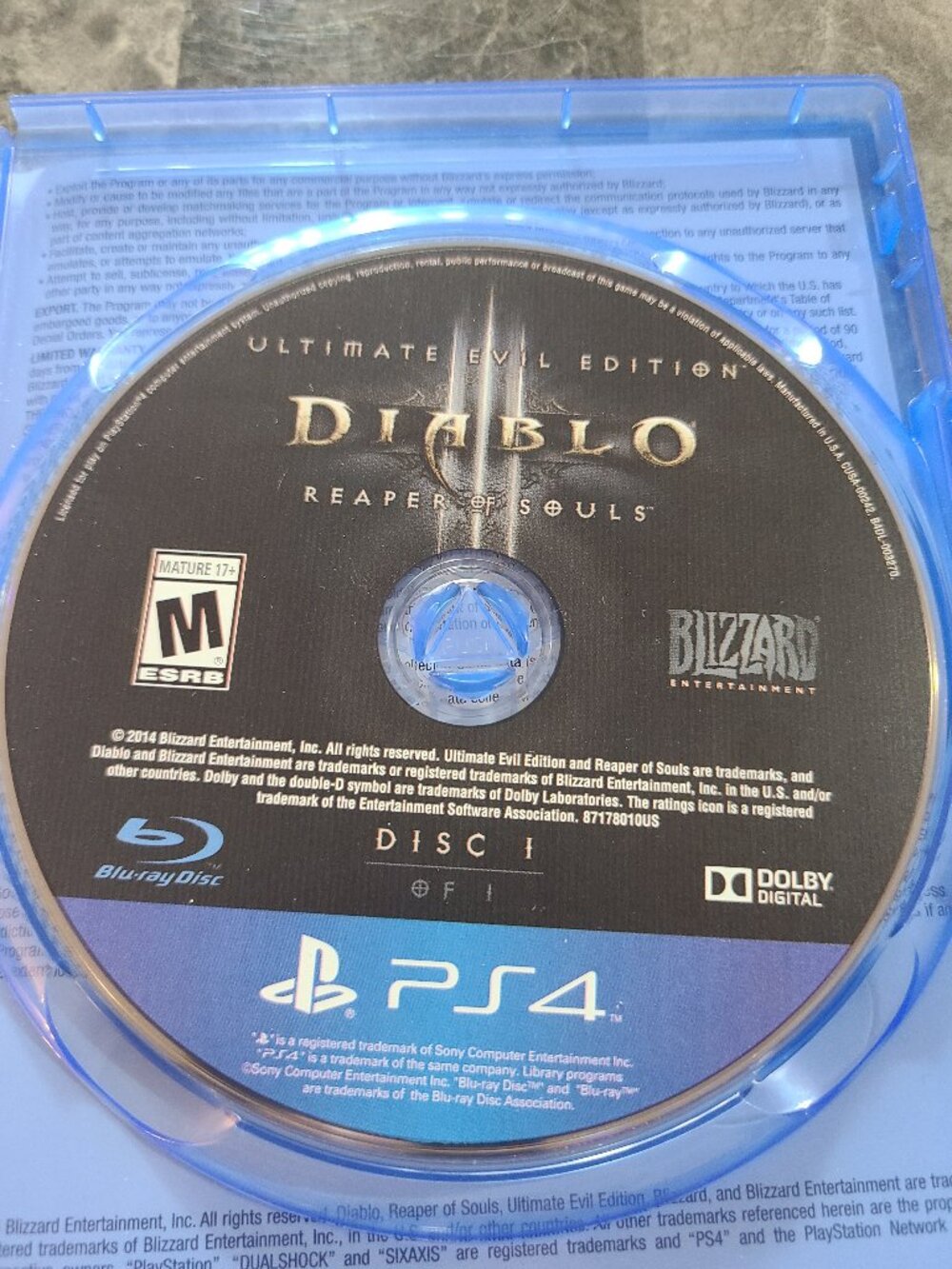 PS4 Diablo Lii 3 reaper of Souls Ultimate Evil Edition - Picture 6 of 7